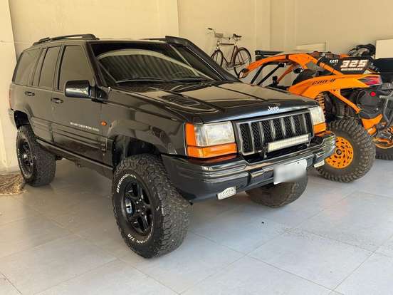 JEEP-GRAND CHEROKEE-5.9 LIMITED LX 4X4 V8 16V GASOLINA 4P AUTOMÁTICO JEEP-GRAND CHEROKEE-1998