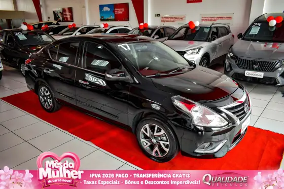 NISSAN VERSA 1.6 16V FLEXSTART UNIQUE 4P XTRONIC NISSAN VERSA 1.6 16V FLEXSTART UNIQUE 4P XTRONIC