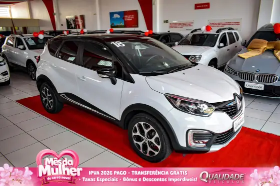 RENAULT CAPTUR 2.0 16V HI-FLEX INTENSE AUTOMÁTICO RENAULT CAPTUR 2.0 16V HI-FLEX INTENSE AUTOMÁTICO