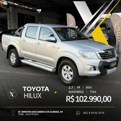 TOYOTA HILUX 2.7 SR 4X2 CD 16V FLEX 4P AUTOMÁTICO