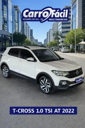 VOLKSWAGEN T-CROSS 1.0 200 TSI TOTAL FLEX SENSE AUTOMÁTICO VOLKSWAGEN T-CROSS 1.0 200 TSI TOTAL FLEX SENSE AUTOMÁTICO