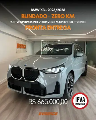 BMW X3 2.0 TWINPOWER MHEV XDRIVE30I M SPORT STEPTRONIC