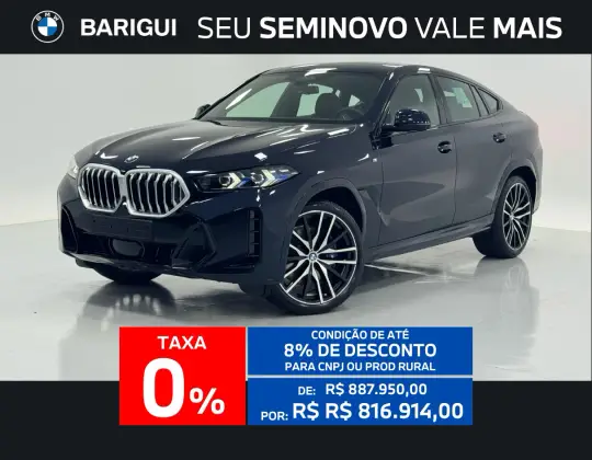 BMW X6 3.0 TWINPOWER GASOLINA XDRIVE40I M SPORT AUTOMÁTICO