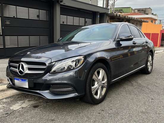 MERCEDES-BENZ-C 180-1.6 CGI AVANTGARDE 16V TURBO GASOLINA 4P AUTOMÁTICO MERCEDES-BENZ-C 180-2014