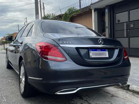 MERCEDES-BENZ-C 180-1.6 CGI AVANTGARDE 16V TURBO GASOLINA 4P AUTOMÁTICO MERCEDES-BENZ-C 180-2014