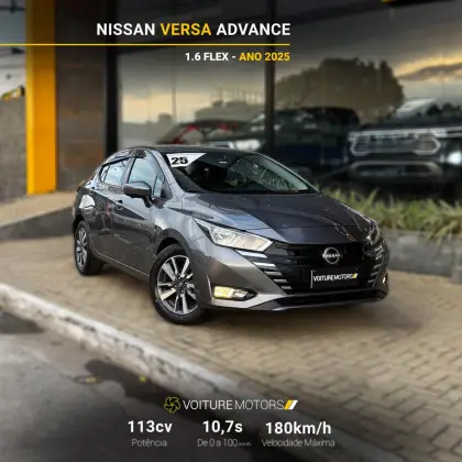 NISSAN VERSA 1.6 16V FLEX ADVANCE XTRONIC