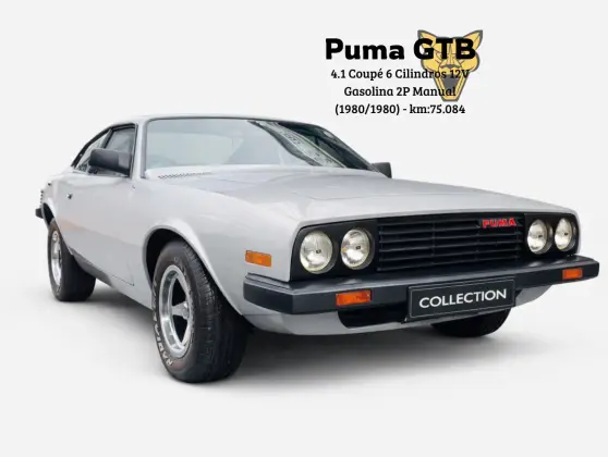 PUMA GTB 4.1 COUPÉ 6 CILINDROS 12V GASOLINA 2P MANUAL