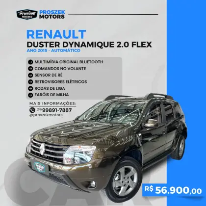 RENAULT DUSTER 2.0 DYNAMIQUE 4X2 16V FLEX 4P AUTOMÁTICO