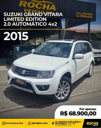 SUZUKI GRAND VITARA 2.0 LIMITED EDITION 4X2 16V GASOLINA 4P AUTOMÁTICO