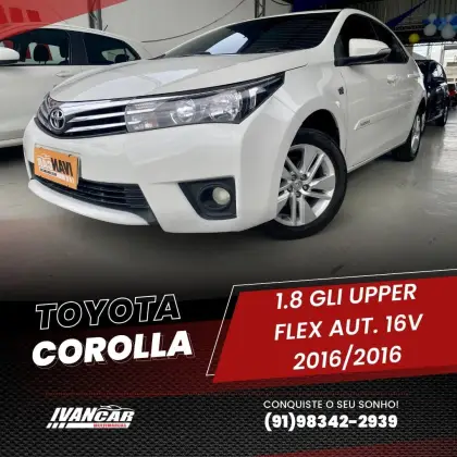 TOYOTA COROLLA 1.8 GLI UPPER 16V FLEX 4P AUTOMÁTICO
