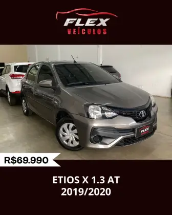 TOYOTA ETIOS 1.3 X 16V FLEX 4P AUTOMÁTICO TOYOTA ETIOS 1.3 X 16V FLEX 4P AUTOMÁTICO