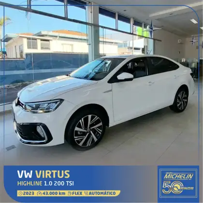 VOLKSWAGEN VIRTUS 1.0 200 TSI HIGHLINE AUTOMÁTICO