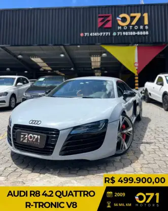 AUDI-R8-4.2 FSI QUATTRO V8 32V GASOLINA 2P R-TRONIC AUDI-R8-2008