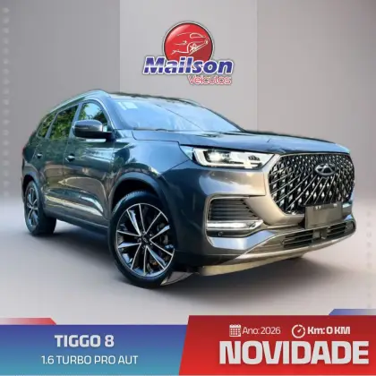 CAOA CHERY TIGGO 8 PRO 1.6 TGDI GASOLINA DCT