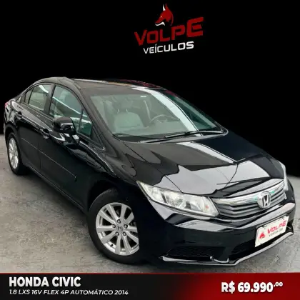HONDA CIVIC 1.8 LXS 16V FLEX 4P AUTOMÁTICO