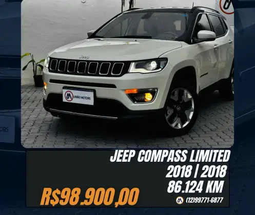 JEEP COMPASS 2.0 16V FLEX LIMITED AUTOMÁTICO