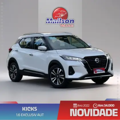 NISSAN KICKS 1.6 16V FLEXSTART EXCLUSIVE XTRONIC