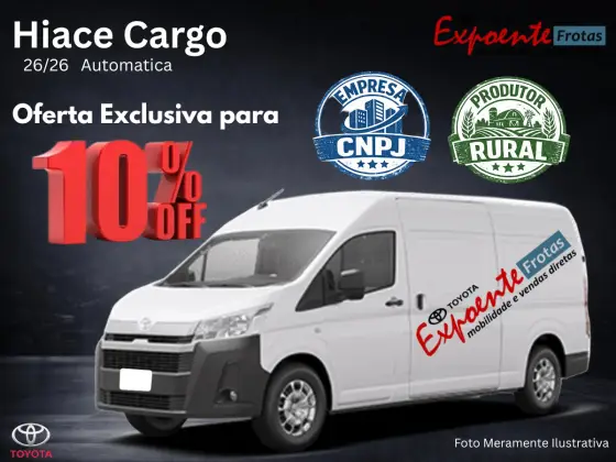 TOYOTA HIACE 2.8 D-4D TURBO DIESEL FURGÃO DX AUTOMÁTICO