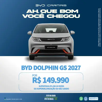 BYD DOLPHIN 44,9 KW ELÉTRICO GS