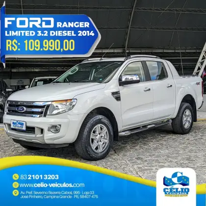FORD RANGER 3.2 LIMITED 4X4 CD 20V DIESEL 4P AUTOMÁTICO