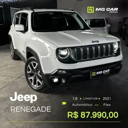 JEEP RENEGADE 1.8 16V FLEX LONGITUDE 4P AUTOMÁTICO JEEP RENEGADE 1.8 16V FLEX LONGITUDE 4P AUTOMÁTICO