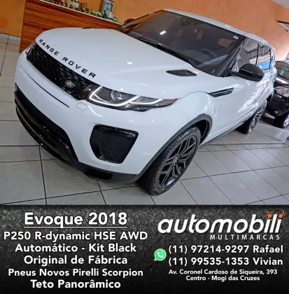 LAND ROVER RANGE ROVER EVOQUE 2.0 HSE DYNAMIC 4WD 16V FLEX 4P AUTOMÁTICO