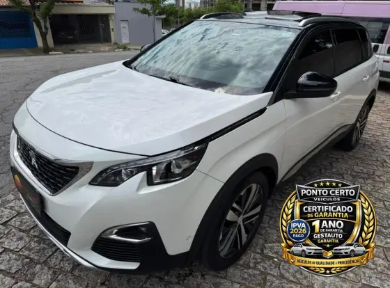PEUGEOT 5008 1.6 GRIFFE THP 16V GASOLINA 4P AUTOMÁTICO PEUGEOT 5008 1.6 GRIFFE THP 16V GASOLINA 4P AUTOMÁTICO
