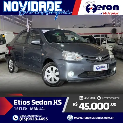 TOYOTA ETIOS 1.5 XS SEDAN 16V FLEX 4P MANUAL