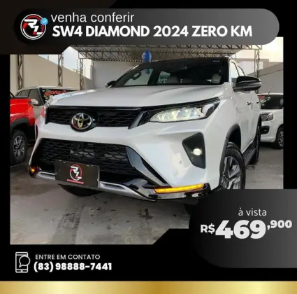 TOYOTA HILUX SW4 2.8 D-4D TURBO DIESEL DIAMOND 7L 4X4 AUTOMÁTICO