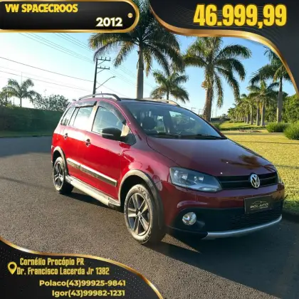 VOLKSWAGEN SPACE CROSS 1.6 MI 8V FLEX 4P MANUAL