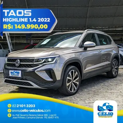 VOLKSWAGEN TAOS 1.4 250 TSI TOTAL FLEX HIGHLINE AUTOMÁTICO