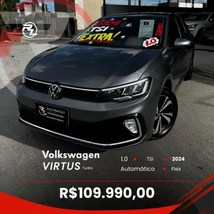 VOLKSWAGEN VIRTUS 1.4 250 TSI EXCLUSIVE AUTOMÁTICO