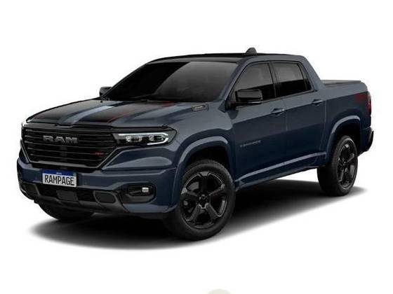RAM RAMPAGE 2.0 HURRICANE 4 TURBO GASOLINA R/T 4X4 AUTOMÁTICO