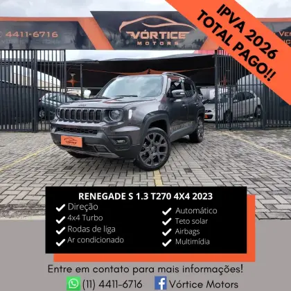 JEEP RENEGADE 1.3 T270 TURBO FLEX S 4X4 AT9
