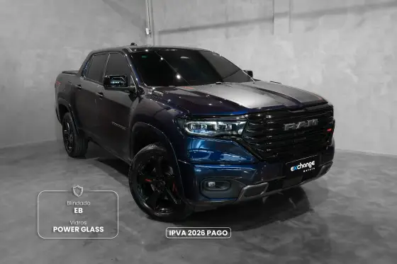 RAM RAMPAGE 2.0 HURRICANE 4 TURBO GASOLINA R/T 4X4 AUTOMÁTICO