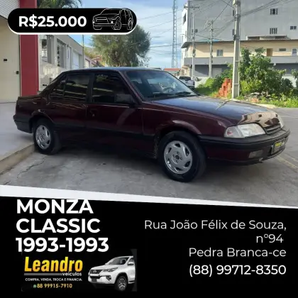 CHEVROLET MONZA 2.0 EFI CLASSIC SE 8V GASOLINA 2P MANUAL