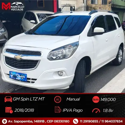 CHEVROLET SPIN 1.8 LTZ 8V FLEX 4P MANUAL
