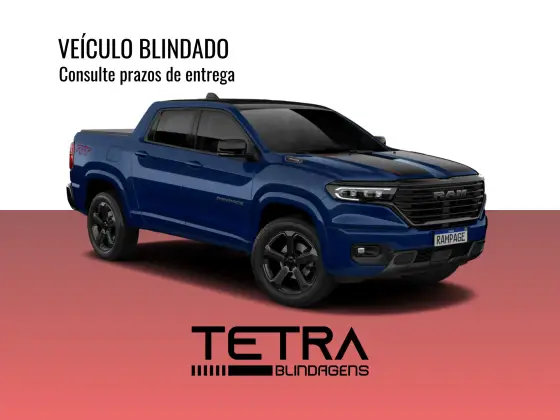 RAM RAMPAGE 2.0 HURRICANE 4 TURBO GASOLINA R/T 4X4 AUTOMÁTICO