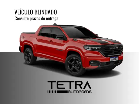 RAM RAMPAGE 2.0 HURRICANE 4 TURBO GASOLINA R/T 4X4 AUTOMÁTICO