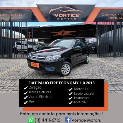 FIAT PALIO 1.0 MPI FIRE ECONOMY 8V FLEX 4P MANUAL