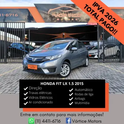 HONDA FIT 1.5 LX 16V FLEX 4P AUTOMÁTICO