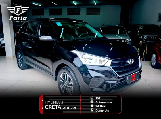 HYUNDAI CRETA 1.6 16V FLEX ATTITUDE AUTOMÁTICO