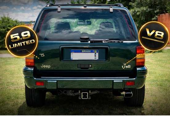 JEEP-GRAND CHEROKEE-5.9 LIMITED LX 4X4 V8 16V GASOLINA 4P AUTOMÁTICO JEEP-GRAND CHEROKEE-1998