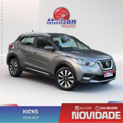 NISSAN KICKS 1.6 16V FLEXSTART SV 4P XTRONIC