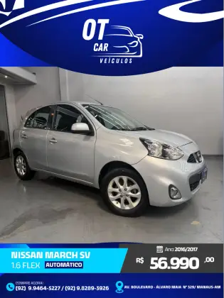 NISSAN MARCH 1.6 SV 16V FLEXSTART 4P XTRONIC