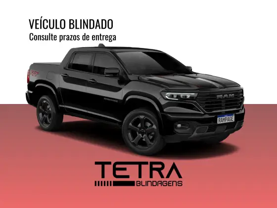 RAM RAMPAGE 2.0 HURRICANE 4 TURBO GASOLINA R/T 4X4 AUTOMÁTICO