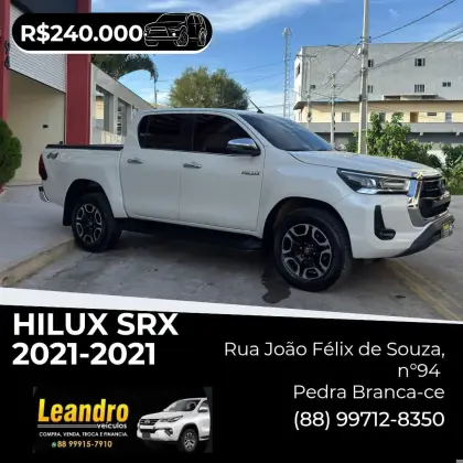 TOYOTA HILUX 2.8 D-4D TURBO DIESEL CD SRX 4X4 AUTOMÁTICO