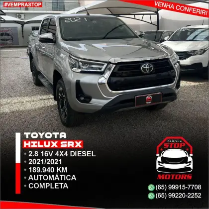 TOYOTA HILUX 2.8 D-4D TURBO DIESEL CD SRX 4X4 AUTOMÁTICO