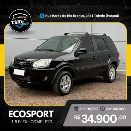 FORD ECOSPORT 1.6 XLS 8V FLEX 4P MANUAL