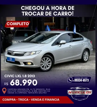 HONDA CIVIC 1.8 LXL 16V FLEX 4P AUTOMÁTICO
